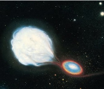 Artist's illustration of a black hole