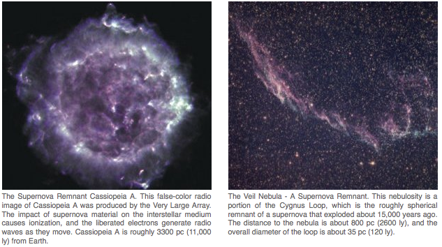 Supernova Remnant Cassiopeia A & Veil Nebula image 