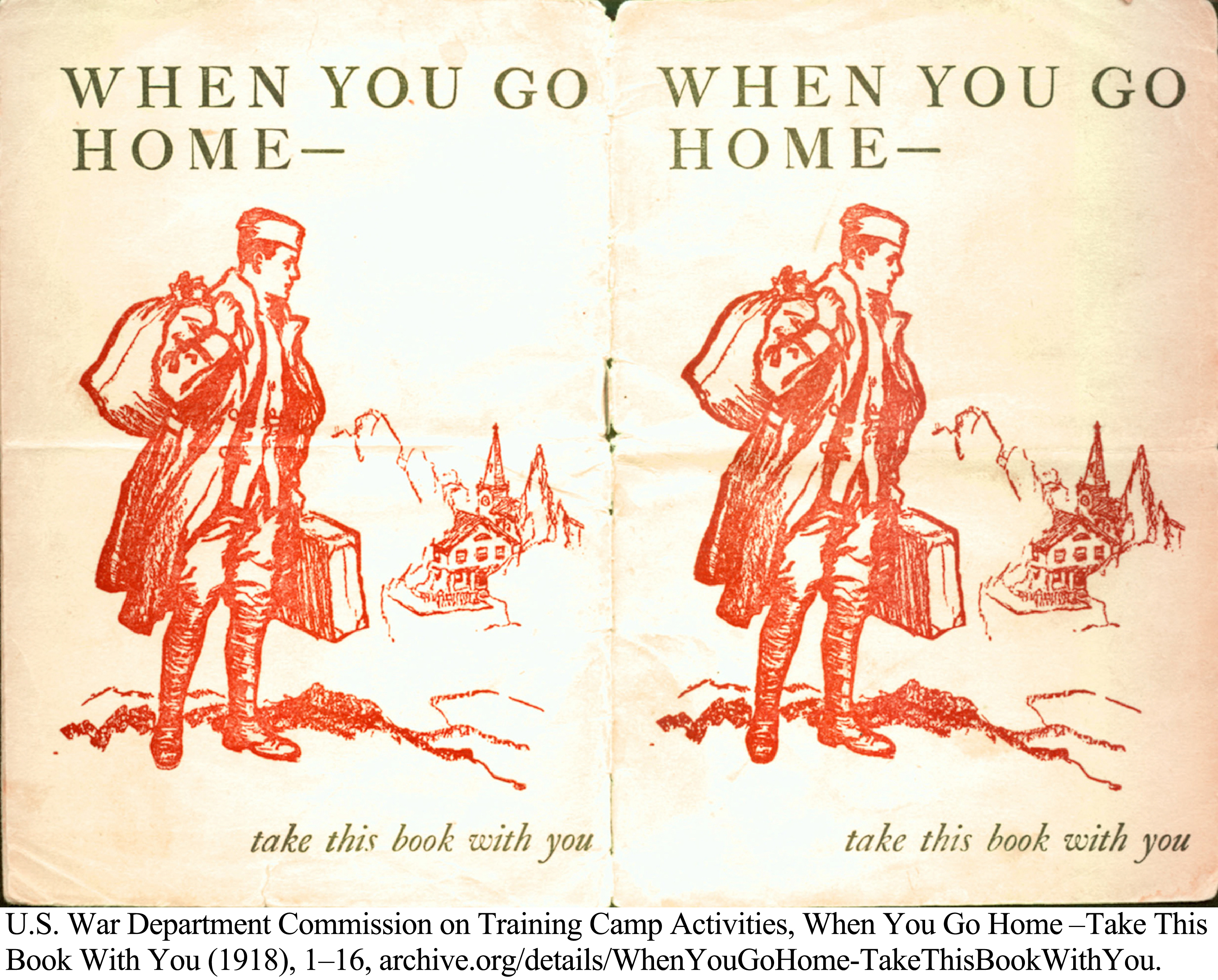 “When You Go Home” pamphlet