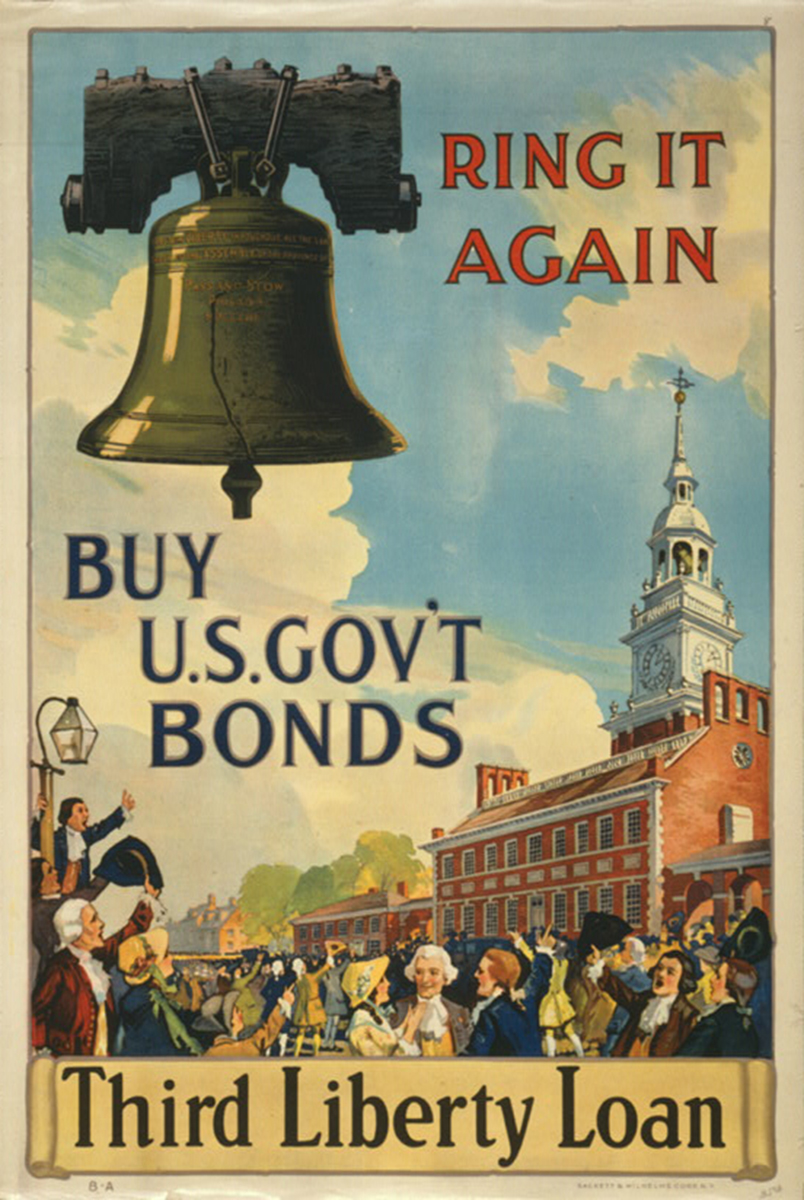 Unknown Artist, “Ring It Again Buy U.S. Gov’t Bonds,” 1917