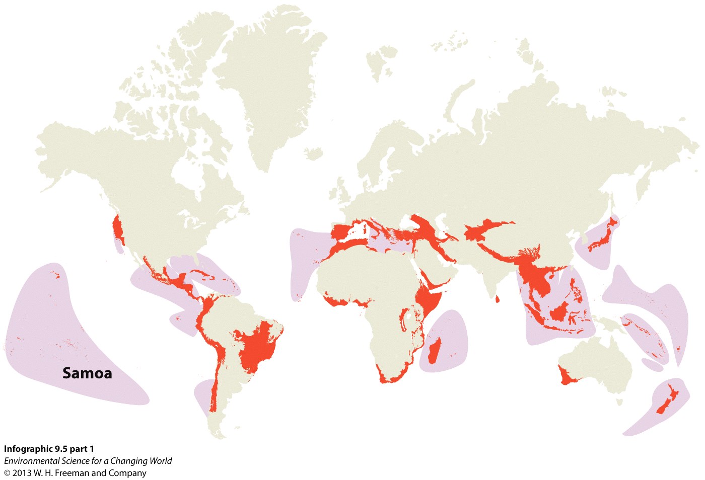 Infographic 9.5: Biodiversity Hotspots