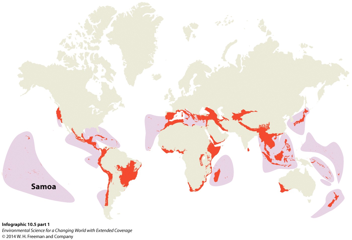 Infographic 10.5: Biodiversity Hotspots