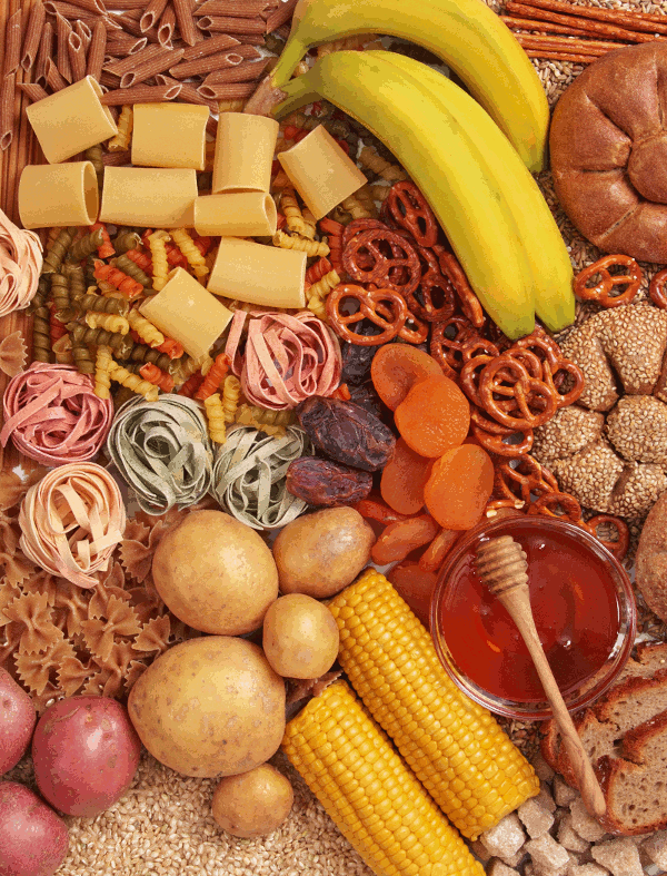 Picture of various carbohydrates