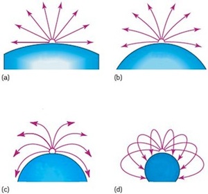 Formation of a black hole image