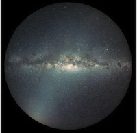 Optical view of the Milky Way image