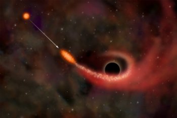 Star and Black Hole image