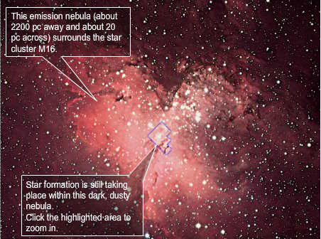 The Eagle Nebula image