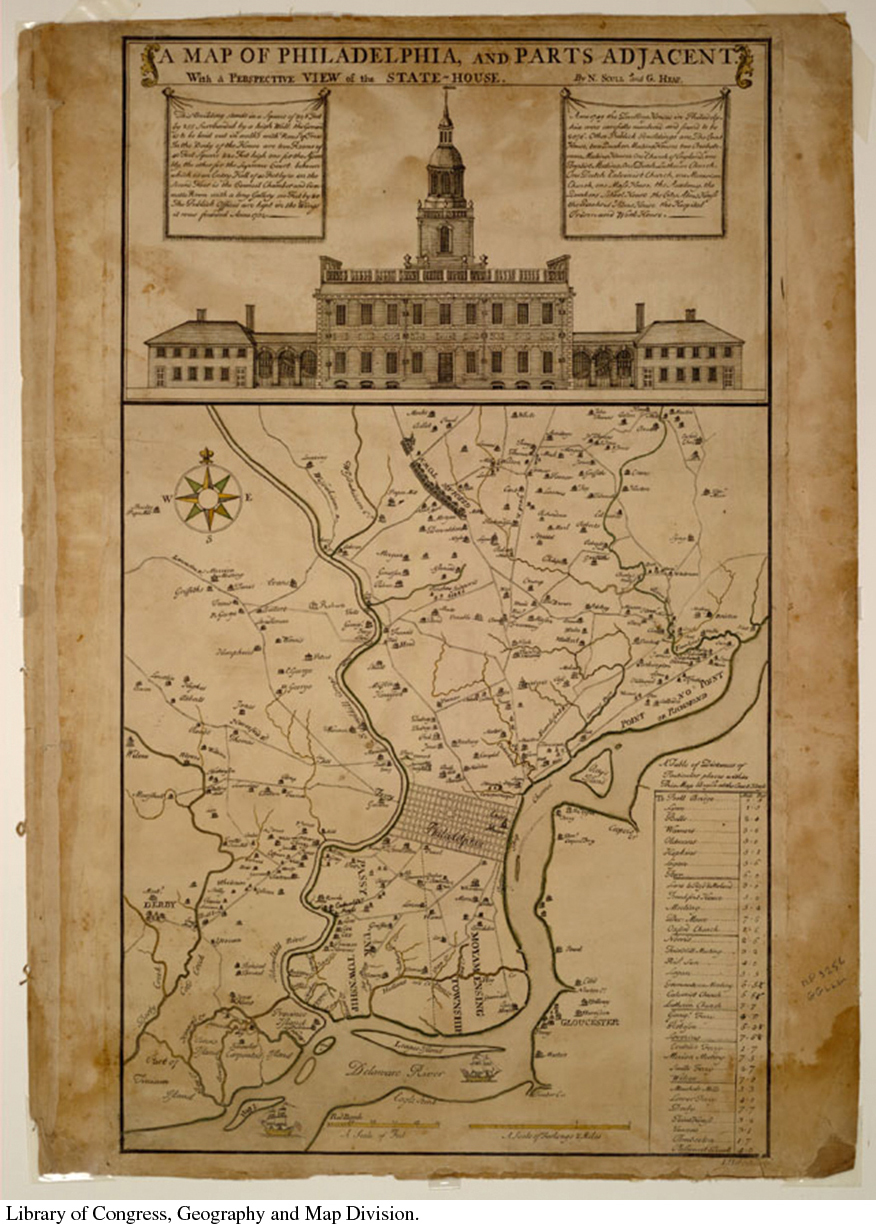 Philadelphia and Parts Adjacent, 1752