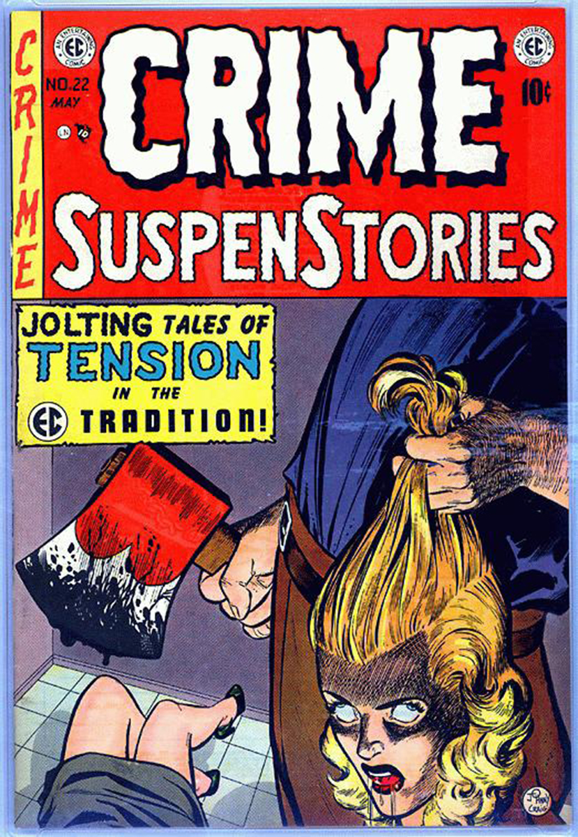 Image of “crime suspenstories” comic