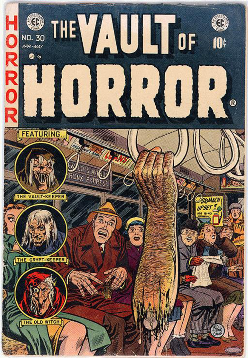 Image of “vault of horror” comic.