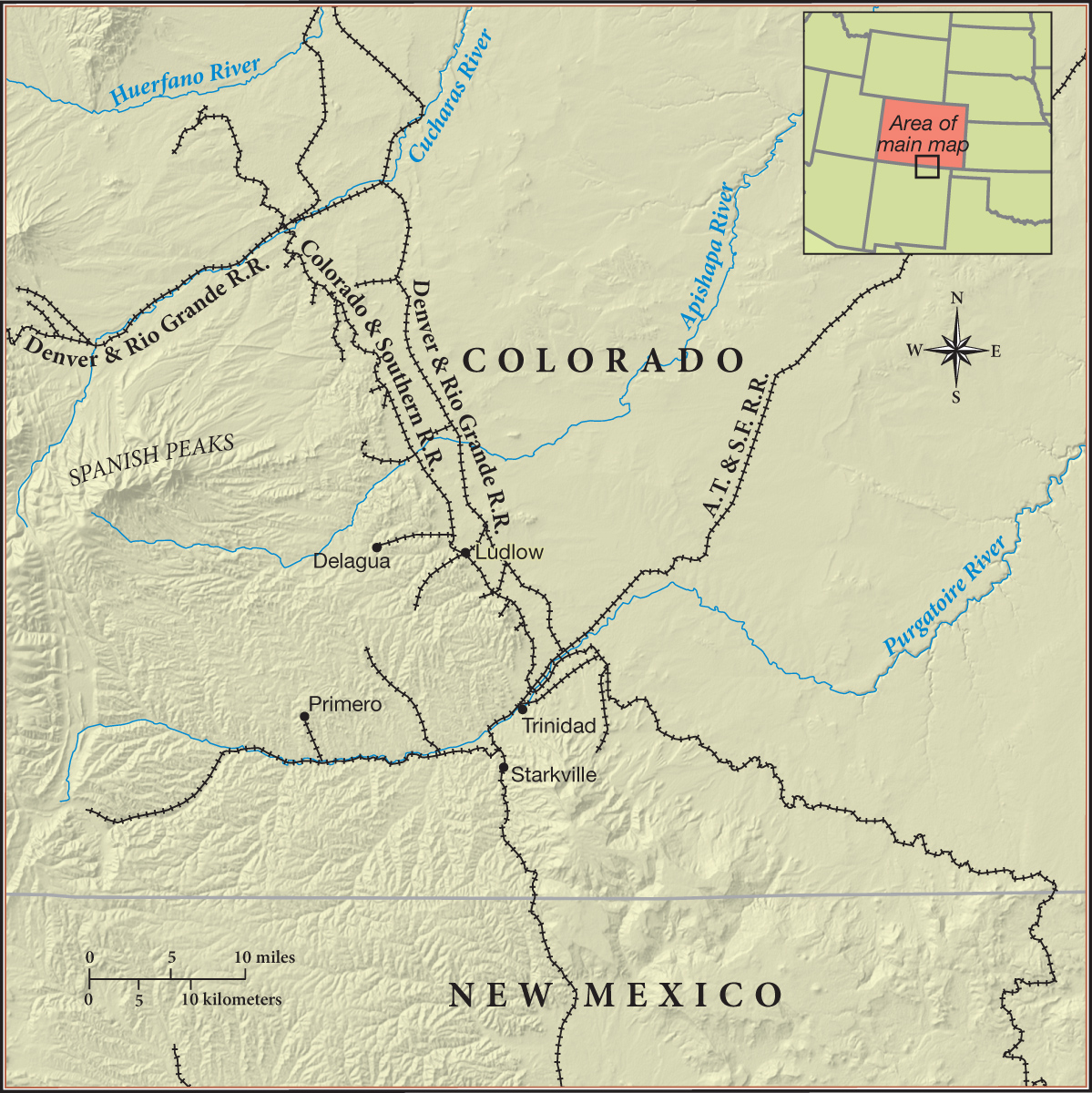 The Ill-Fated Mines of the Southern Colorado Coalfields