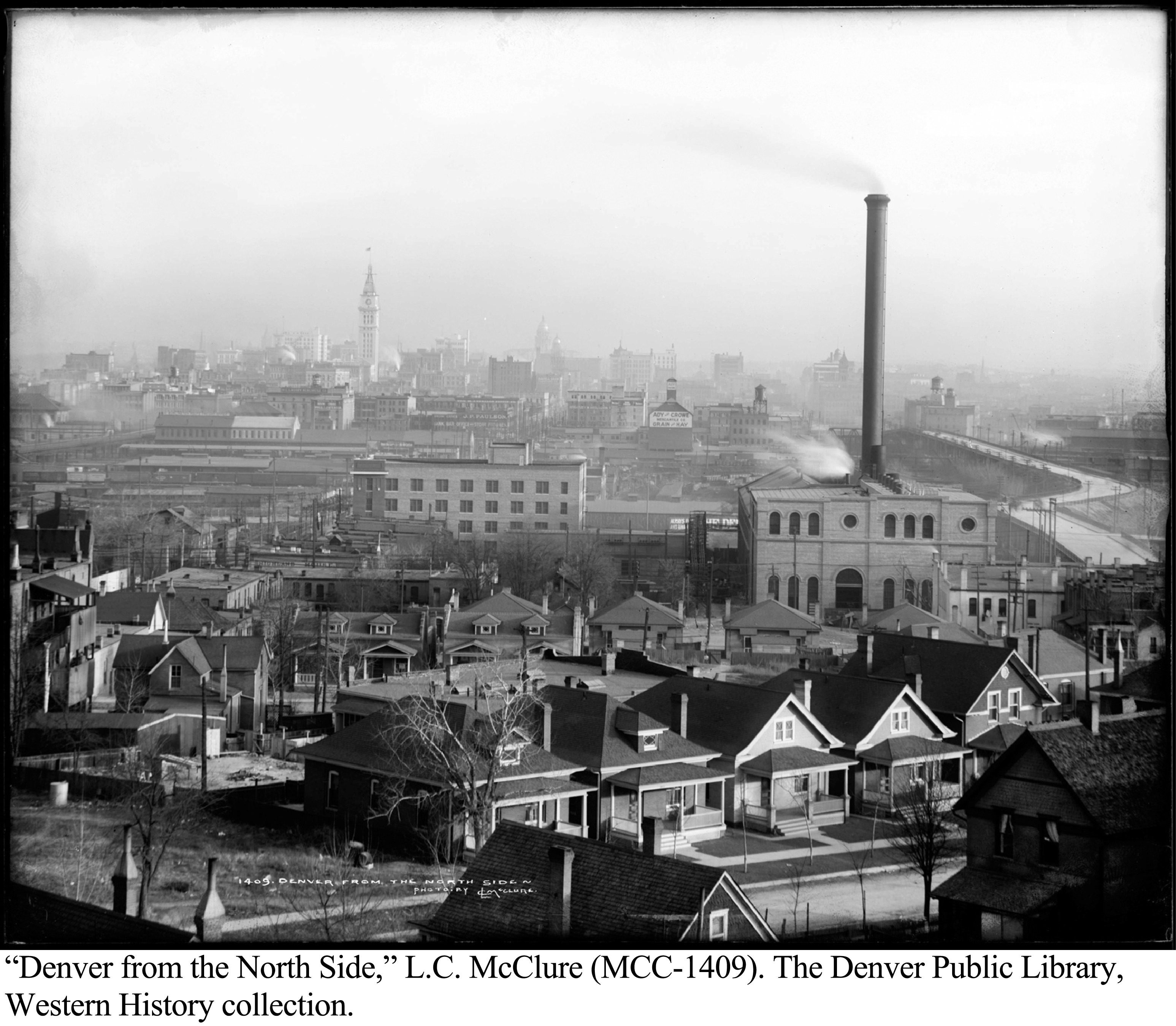 Denver from the North Side, 1911