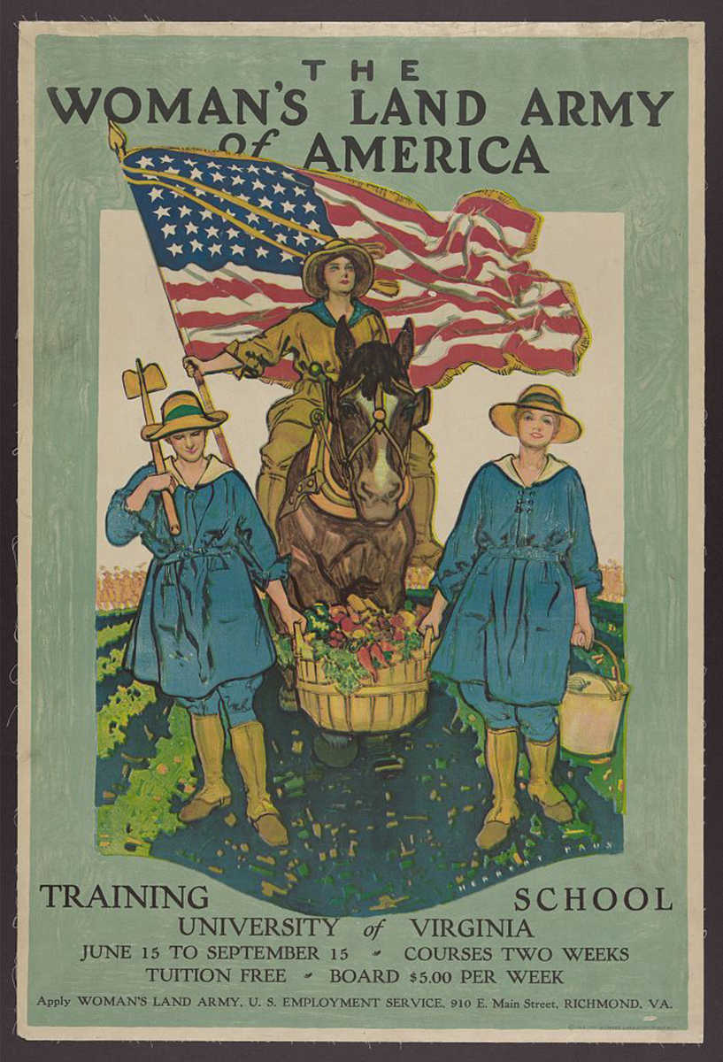 Herbert Andrew Paus, “The Woman’s Land Army of America,” c. 1918