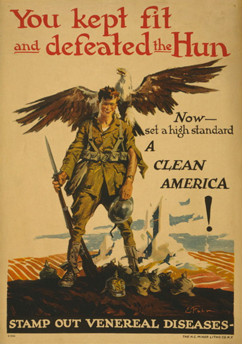 Ernest Fuhr, “You Kept Fit and Defeated the Hun—Now Set a High Standard,” c. 1918-1920