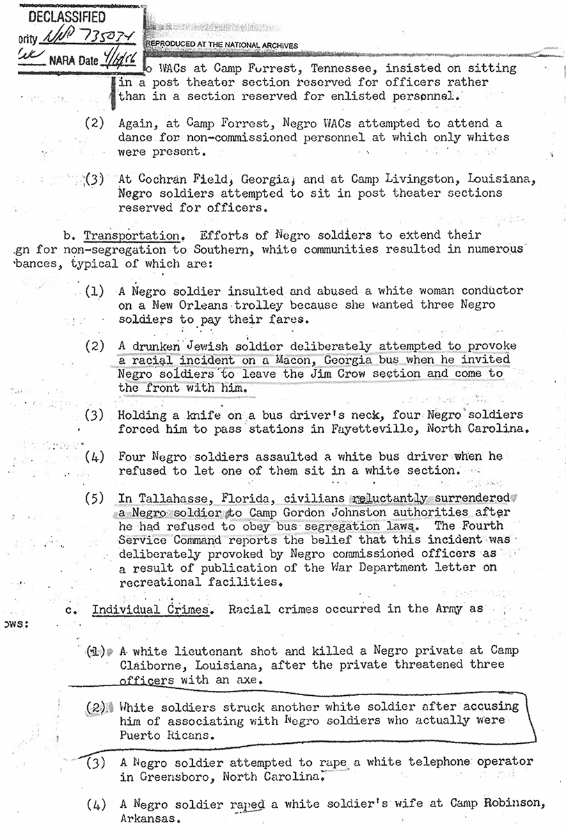 NARA Racial Situation Sept 1944