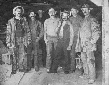 Picture of Comstock miners.