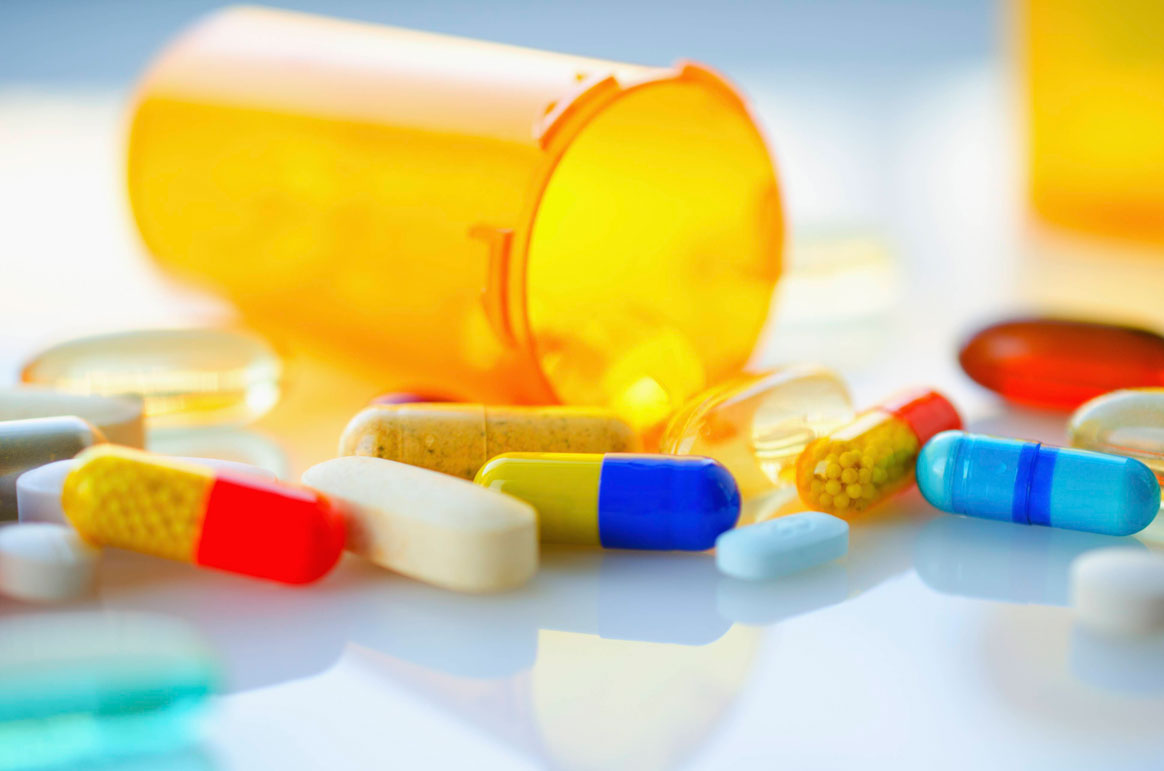 a selection of prescription medications