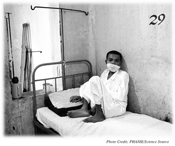A patient suffering from AIDS in Ho Chi Minh City in Vietnam.