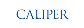 This photo shows the logo of the company Caliper, which sells personality tests as a hiring tool.