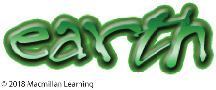 The word 'earth' is written in a graffiti typeface and lush green color.