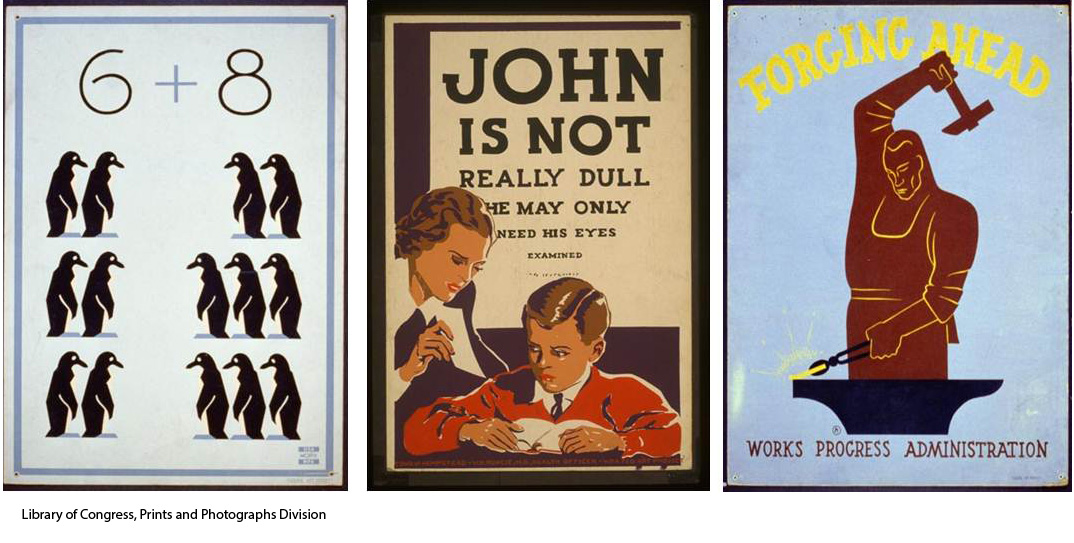 Three posters by the WPA